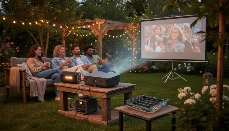 Der perfekte Outdoor-Beamer für unvergessliche Abende