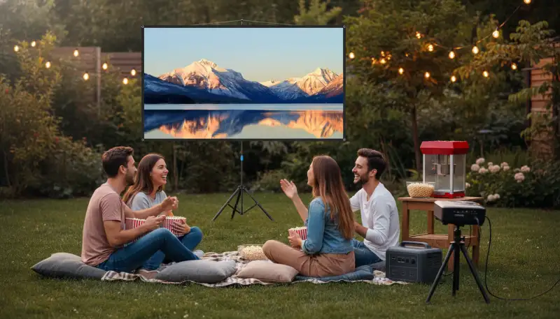 Die perfekte Outdoor-Leinwand finden