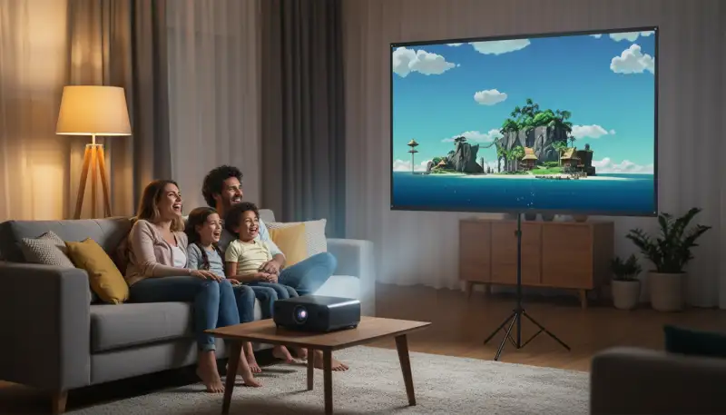 Die Stativleinwand: Flexibel & Mobil