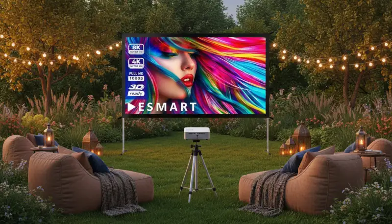 Faltrahmenleinwand: Kino für unterwegs