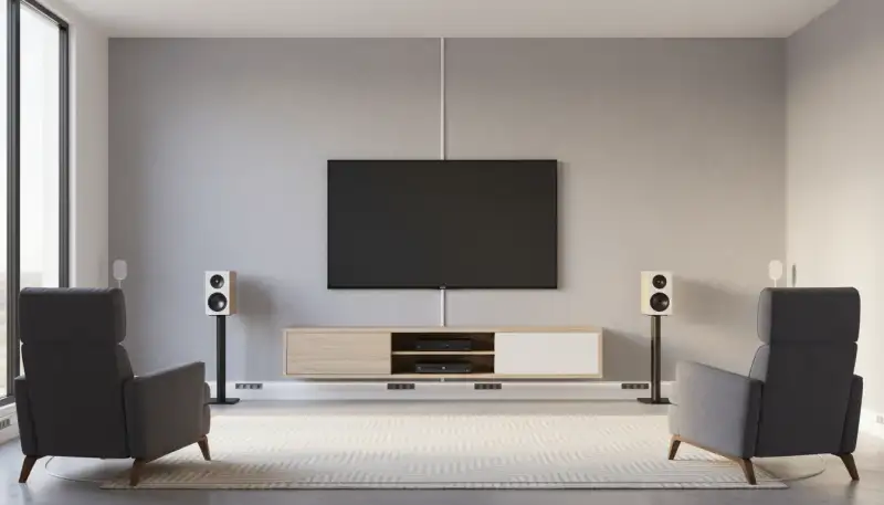 Heimkino Kabel unsichtbar verlegen