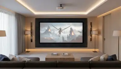 Leinwand Wandmontage: Perfekter Kinogenuss