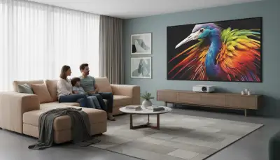 Tageslichtleinwand: Helles Bild auch tagsüber