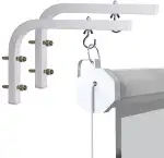 Beamerhalterungen Beamer Leinwand Wandhalterung L-Klammern für die Wandhalterung der Projektionsleinwand Wandabstandshalter Universal Projektorhalterung Für Heimprojektoren und Kinoleinwände