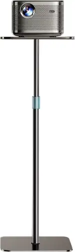 Beamer Ständer Projektor Halterung Höhenverstellbar 104–160 cm – Bodenständer mit Platte für Präsentationen, Heimkino, Studio, Büro – Traglast bis 6 kg