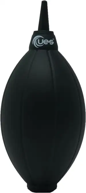 UES AB09 Kamera-Luftgebläse mit Weicher Silikonspitze – Power Blasebalg Reinigen von Kamera, DSLR, Spiegelreflex, Objektiv, Sensor, PC Tastatur, Optik – Kompakt, Effektiv und Sicher