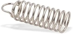 Spiralanker/Spiralhaken/Drahtschraube Drahtspirale - 2mm Ø25 Länge 73mm für Akustikschaumstoff - Schallabsorber - Akustik/Faserplatten/Basotect/Baffel | Stahl vernickelt