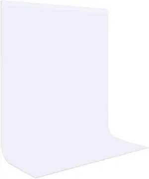 Fotohintergrund Weiß 2x3 m, Bonvvie Faltbare Fotografie Hintergrund Musselin Hin