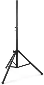 Vonyx LS04 Pro Lautsprecherständer bis 80 KG, Höhenverstellbar bis 2M. Boxenstativ mit Sicherheitsstift, Lautsprecher Stativ, Stative Hochständer Boxen Stativ Speaker Stand, Schwarz
