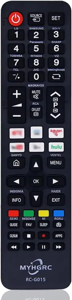 Ersatz Universalfernbedienung für Samsung, TCL, Sharp, LG, Sony, Hitachi, Toshib