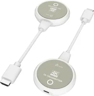 j5create ScreenCast 4K Wireless HDMI Transmitter und Receiver, unterstützt 4K Au