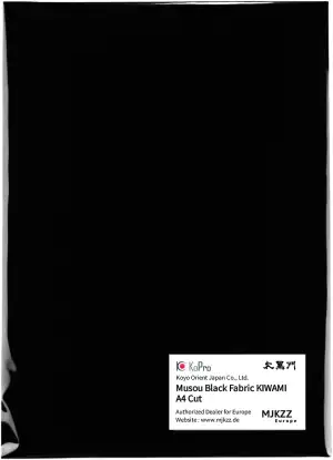 Musou Black Fabric KIWAMI (Schwärzester Stoff der Welt, Lichtabsorptionsgrad 99,
