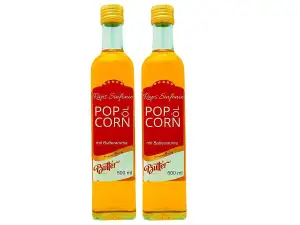 Hopser Food Fun 1 Liter Popcorn Öl mit feinem natürlichen Butteraroma und prakti