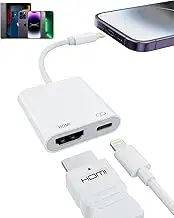 [Apple MFi Zertifiziert] Lightning auf HDMI Adapter für iPhone/iPad, 1080P Digit