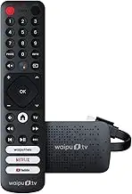 waipu.tv 4K Stick (1. Generation) | Inkl. Fernbedienung mit Schnellwahltasten | 