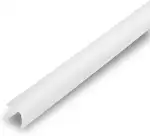 BRILONER - Pimp your Panel Diffusor Kunststoffprofil, Zubehör Akustikpaneele, Spaltenbreite 11 mm, klemmbar, kürzbar, 1,3m, Weiß