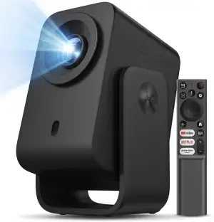 TCL C1 Smart Mini Beamer, Offizielle Google TV (APV/Netflix/Disney), Projektor 4