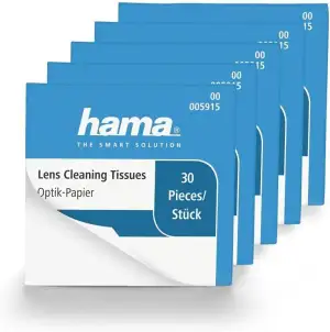 Hama Optik Reinigungspapier (Linsenreinigungspapier, Tücher zur Reinigung von Ka