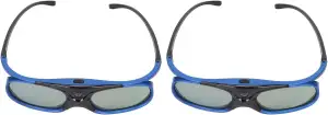DLP Link 3D-Brille, 144Hz Wiederauf Ladbare Active Shutter Brillen für Alle DLP 
