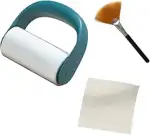 Bildschirm Reinigungsset, inkl. Fusselrolle, Bürste und Mikrofasertuch, Reinigungskit für Beamer ...