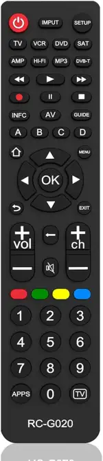 Universalfernbedienung für alle Fernseher/Blu-ray/DVD Player/Streaming-Media-Player und alle Audi...