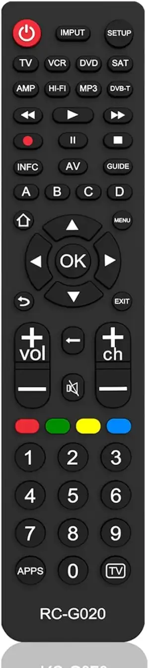 Universalfernbedienung für alle Fernseher/Blu-ray/DVD Player/Streaming-Media-Pla