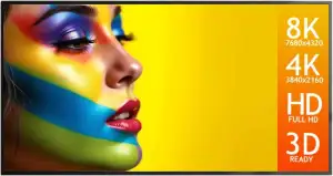 Beamer Rahmen Leinwand SlenderLine Pro Slim 240 x 139 cm - 16:9 Format - schlank