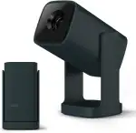 WANBO Cube 1 Smart Mini Beamer Android TV/Netflix, 360° Drehbar, Linsenschutz, Live TV, 200 ISO Lumen, 1080P Support, 2.4G+5G WiFi Bluetooth, 28dB, Eletronic Fokus, Tragbar Heimkino Outdoor Projektor