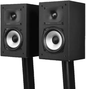 Polk Audio Monitor XT15 kompakter Regallautsprecher, Stereolautsprecher, Surround Lautsprecher, Hi-Res Zertifiziert, Dolby Atmos und DTS:X kompatibel, HiFi und Heimkino Lautsprecher (Paar)