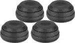 Dynavox Schwingungsdämpfer für Lautsprecherboxen und Geräte, Entkoppelt von niederfrequenten Schwingungen, 4er-Set, schwarz