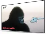 AWOL VISION Ambient Light Rejecting (ALR) Leinwand Beamer 100 Zoll für Kurzdistanz Beamer 4k Fester Rahmen, 80% verbesserte Bildqualität, 95% Celling Light Rejecting (CLR), Active 3D - C100