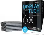 XXL Displaytücher 30x30cm – Bildschirm, Display und Touchscreen Reinigungstücher aus Mikrofaser für professionelle Reinigung von Autoinnenraum, Smartphones und empfindlichen Oberflächen