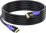 4K/60HZ HDMI Kabel 5m (HDMI 2.0,18Gbps) Ultra High Speed vergoldete Anschlüsse,Ethernet Audio Ret...