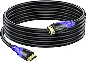 4K/60HZ HDMI Kabel 5m (HDMI 2.0,18Gbps) Ultra High Speed vergoldete Anschlüsse,E