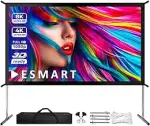 ESMART Professional MIMOBI Faltrahmen-Beamer-Leinwand [Größenauswahl] 221 x 125 cm (100") 16:9 | ...