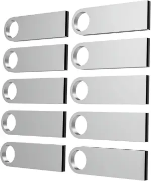 USB Stick 32GB 10 Stück, ABLAZE Mini Speicherstick Wasserdicht 32GB USB Sticks M