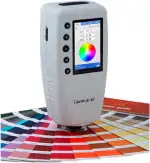 Spektralphotometer WR10 Hochvorbereitete digitale Farbdifferenzdifferenzentester WR-10 Tragbarer Farbanalysator 8mm, D65 mit genauer Farbübertragung