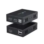 PWAYTEK HDMI KVM USB Extender Übertragung von 1080p HD Video über Cat5e/6 Ethernet Kabel 50m (164...