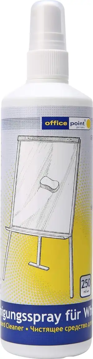 OFFICEPOINT Whiteboard Reiniger 250 ml | Tafelreiniger für trocken abwischbare W