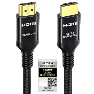 Etseinri 10K 8K HDMI 2.1 Kabel 3Meter, Zertifiziert 48Gbps Ultra High Speed HDMI
