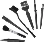 TIESOME 7-in-1-Antistatik-Reinigungsbürsten-Set, Kleiner Platz tragbare Computer-Tastatur-Bürste ...