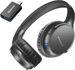 Holdsound TV Kopfhörer Kabellos Senioren, Funkkopfhörer Kabellos für TV mit USB-Sender, Hohe Laut...