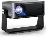 4K Smart Beamer mit Netflix-App & Kinoähnlichem Sound, iSinbox Autofokus & Trapezkorrektur, WiFi 6＆ Bluetooth 5.3, HDR10+, intelligenter tragbarer Projektor mit schwenkbarer Heimkino Beamer