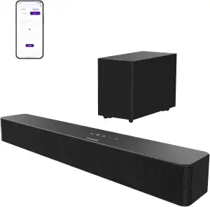 ULTIMEA 2.1ch Soundbar mit kabellosem Subwoofer, 240W Spitzenleistung, VoiceMX &