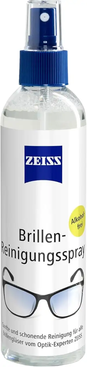 ZEISS Brillen-Reinigungs-Spray mit 240ml Inhalt zur schonenden & gründlichen Reinigung Ihrer Brillengläser - alkoholfrei