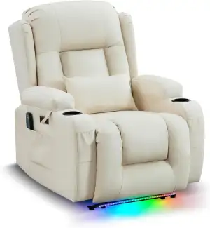 Relaxsessel mit Liegefunktion für Erwachsene, Fernsehsessel Elektrisch Verstellb