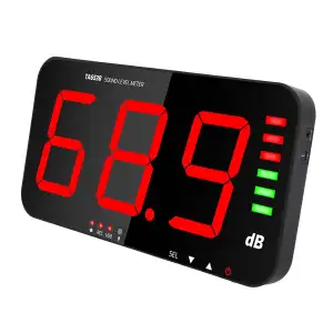 30-130 DB Digitaler Schallpegel-Messgerät, Wandmontage-Geräuschschallschallmesss