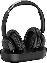 Funkkopfhörer für Fernseher, kabellose TV-Kopfhörer mit TV-Sender-Ladestation fü