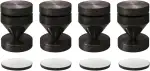 Dynavox Sub-Watt-Absorber 4er Set, höhenverstellbare Entkoppler für HiFi-Geräte und Lautsprecher ...