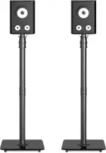 Suptek robuste stehende Lautsprecherständer im Paar | Anti-Kipp-Surround-Bodenständer für Bose, J...